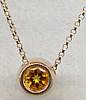 The Touch 14kt Citrine Necklace