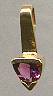 The Touch 14kt Pink Tourmaline Pendant