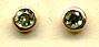 The Touch 14kt Peridot Stud Earrings