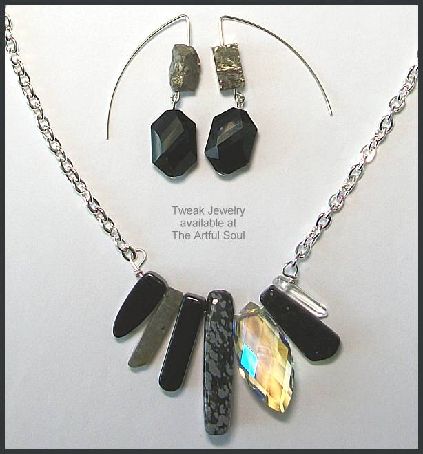 Tweak Jewelry in Black Gemstones