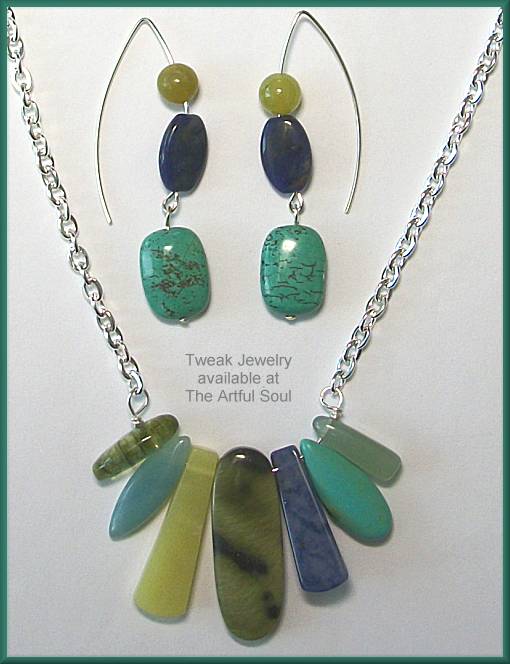 Tweak Jewelry in Blue & Green Gemstones