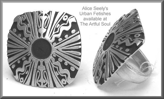 Alice Seely Big Square Ring