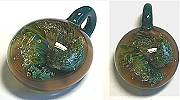 VStyle Glass Pendant, Teal/Rootbeer Sealife