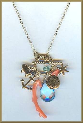 Zoe B 14kt Sea Charms Necklace
