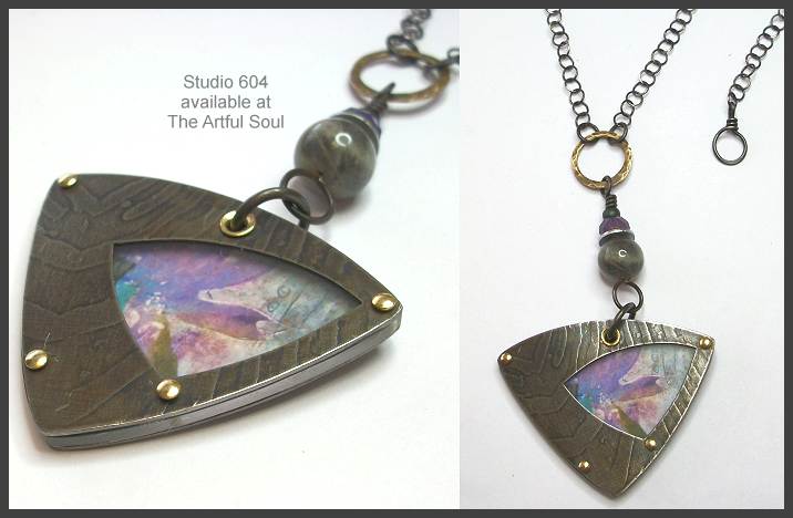 Studio 604 Steel Window Necklace