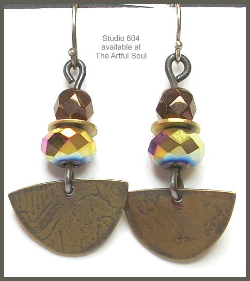 Studio 604 Brass Earrings