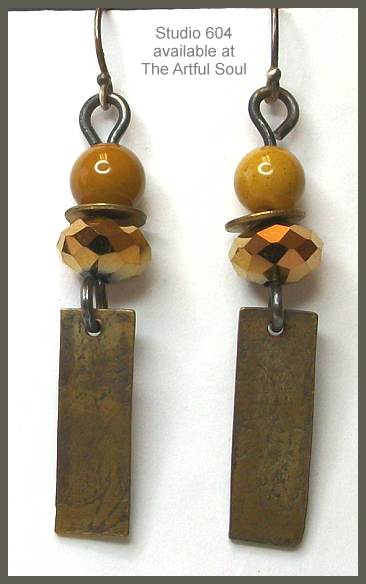 Studio 604 Brass Earrings