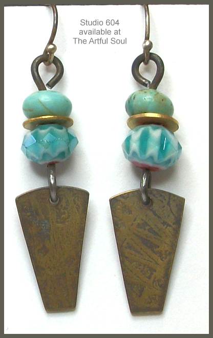 Studio 604 Brass Earrings
