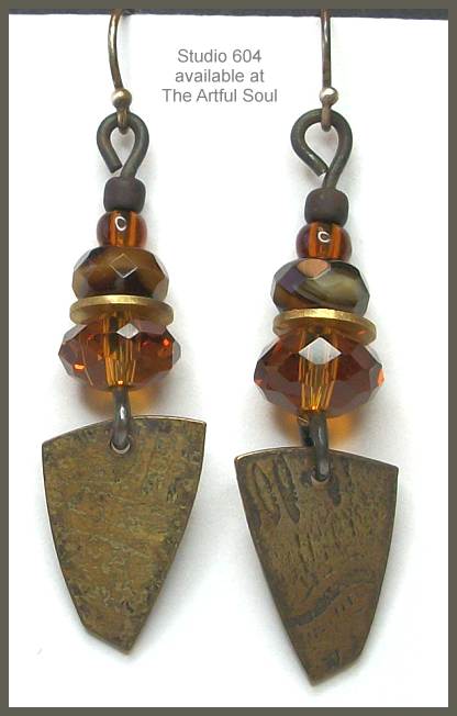 Studio 604 Brass Earrings