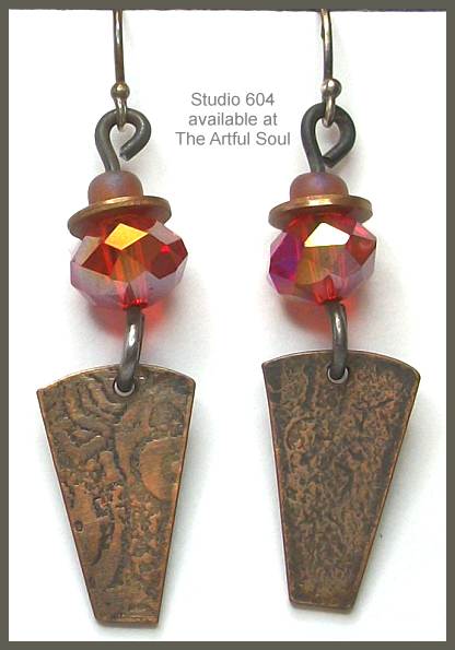 Studio 604 Copper Earrings