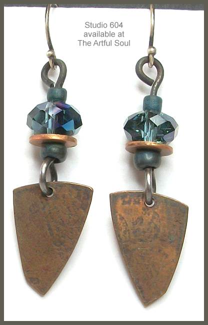 Studio 604 Copper Earrings