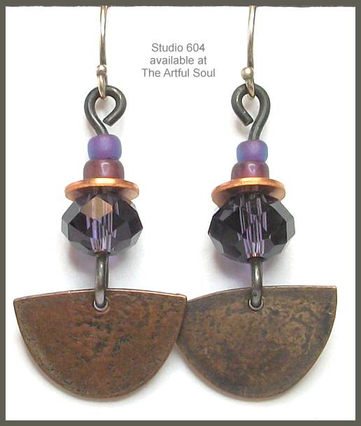 Studio 604 Copper Earrings