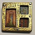 Studio 604 Brass Square Windows Pin/Pendant