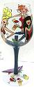 Bottoms Up Ladies Night Out Wine Glass
