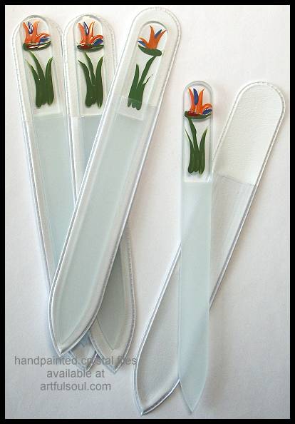 Crystal Nail File, Bird of Paradise