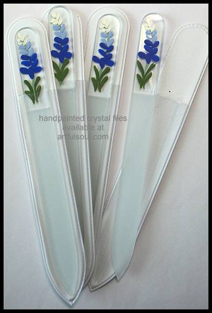 Crystal Nail File, Blue Bonnets