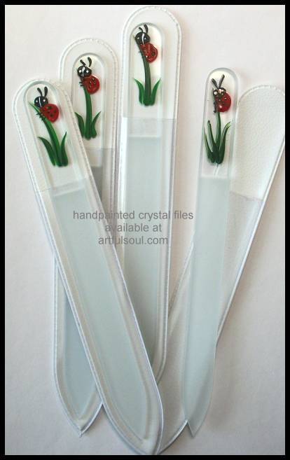 Crystal Nail File, Ladybug