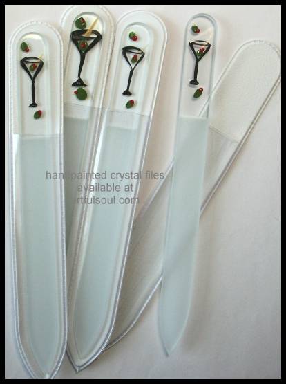 Crystal Nail File, Martini