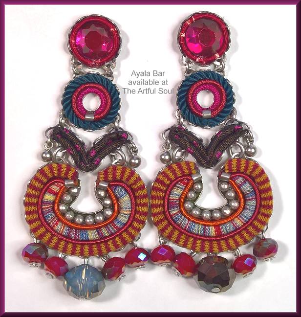 Ayala Bar Crimson Voyage Earrings