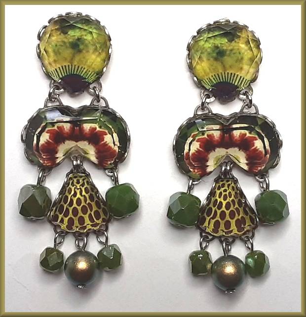 Ayala Bar Green Meadow Earrings