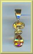 Acleoni 18kt Heliodor Spessartite Pendant