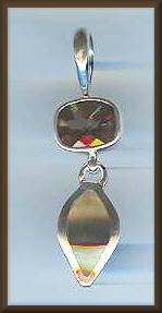 Acleoni Smoky Quartz Shell Pendant