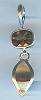 Acleoni Smoky Quartz Shell Pendant
