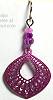 Adajio Magenta Moroccan Teardrop Earrings