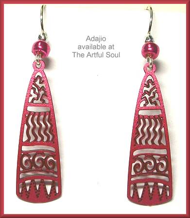 Adajio Metallic Berry Filigree Earrings