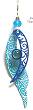 Adajio Azure Blue Birdwing Earrings