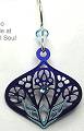 Adajio Purple Morocan Lotus Earrings