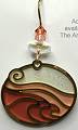 Adajio Peach Waves Earrings