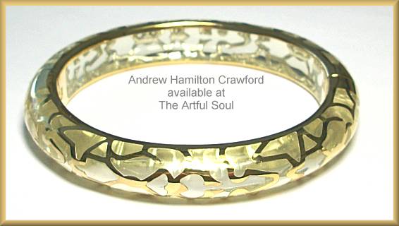 AHC Hinged Vermeil Bangle-Thin Damask