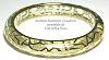AHC Hinged Vermeil Bangle-Thin Damask
