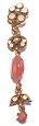 Amaro Powder Pink Drop Earrings