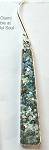 Angie Olami Roman Glass Elongated Earrings