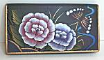 Anuschka Antique Rose Pewter 2-Fold Slim Wallet