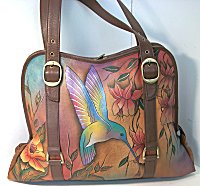 Anuschka Flying Jewels Shapely Bag (retired)