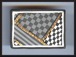 Artful Black&White Geometrics Pin