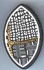 Artful Black&White Geometrics Pin