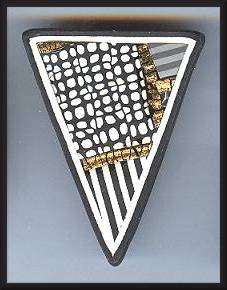 Artful Black&White Geometrics Pin