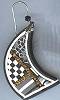 Artful Black&White Geometrics Earrings