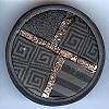 Artful Charcoal Geometrics Pin