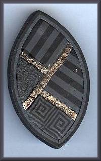 Artful Charcoal Geometrics Pin