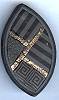 Artful Charcoal Geometrics Pin