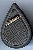 Artful Charcoal Geometrics Earrings