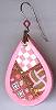 Artful Fuschia Geometrics Earrings