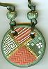Artful Green Berry Geometrics Pendant