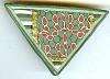 Artful Green Berry Geometrics Pin