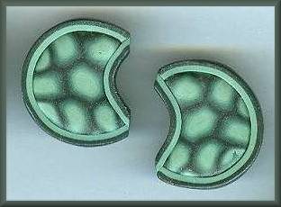 Artful Green Geometrics Earrings